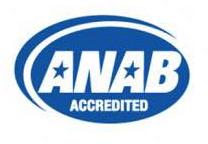 ANAB accredited seal